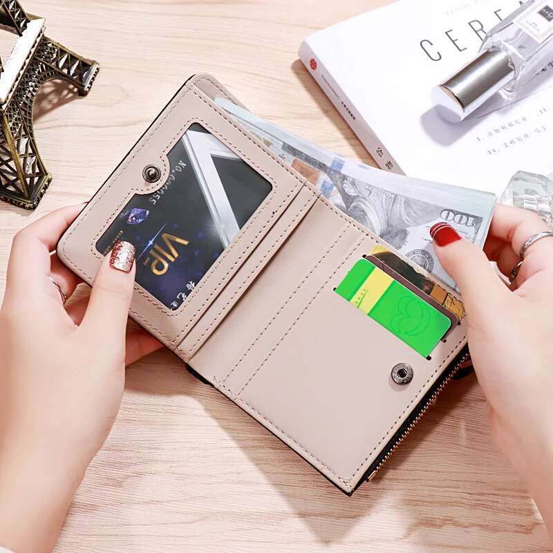 Slim Wallet Brand Small Purse Women Leather Pursese Top Selling Designer Wallets Moda Mujer 2022