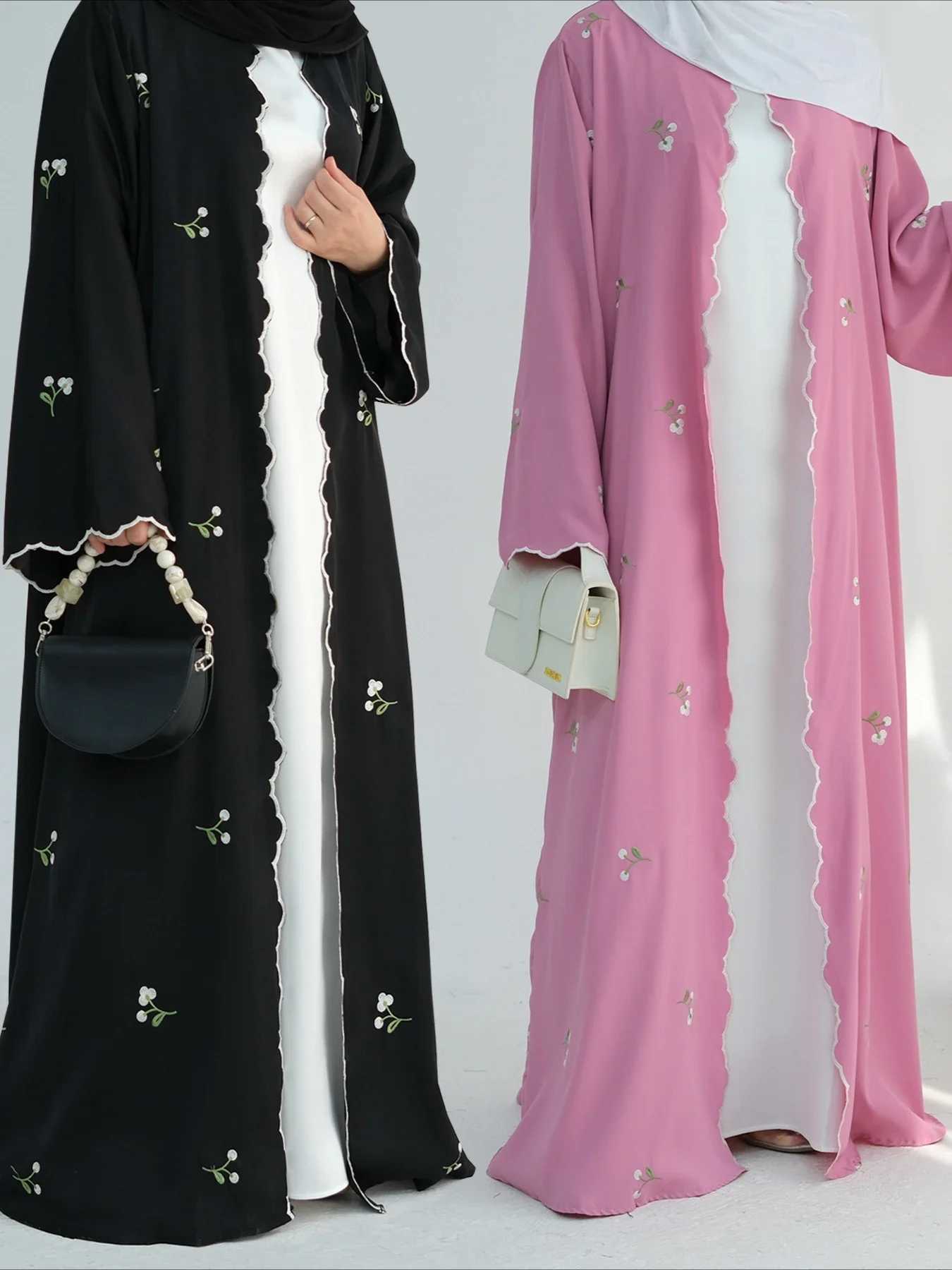 Eid Muslim Abaya for Women Embroidery Cardigan Dresses Abayas Ramadan Morocco Dubai Jalabiya Kaftan Vestidos Arab Long Robe 2025 X250514