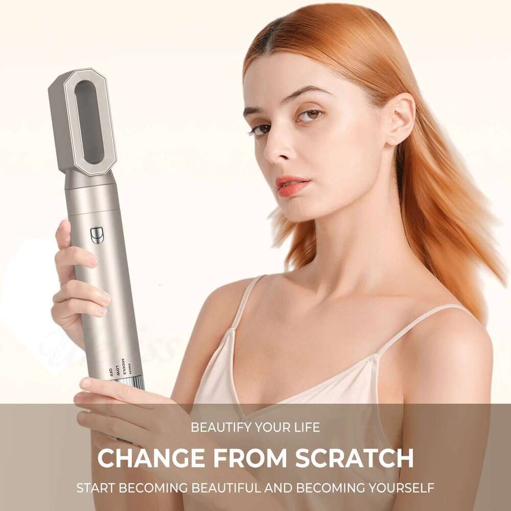 5 In 1 Dryer Brush Electric Hot Air Straightener Multi Hair Styling Blowing Comb Rotating Curling Iron Set Professional