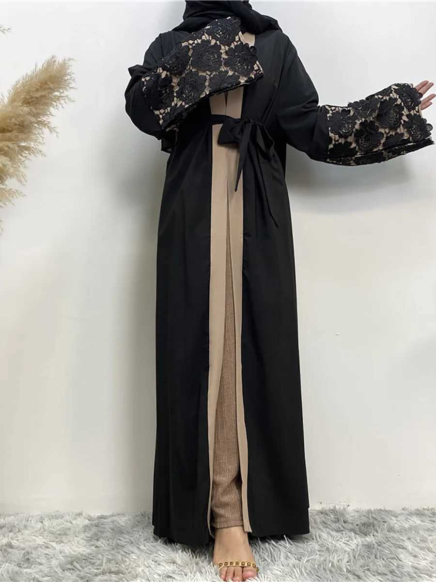 2025 Modest Abaya Ramadan Dubai Robe Femme Musulmane Turkey Kaftan Islamic Clothing Muslim For Women Kimono Caftan Marocain Cardigan X2505149