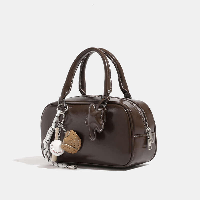 Women's Bags Designer Niche Design Bowling Women's Autumn And Winter Handbag Commuting Versatile Shoulder Crossbody Bag