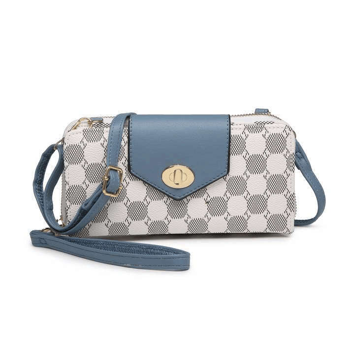 Printed Crossbody Bag 2023 New Phone Contrasting Color Shoulder Bag, Grid Versatile, Niche Texture