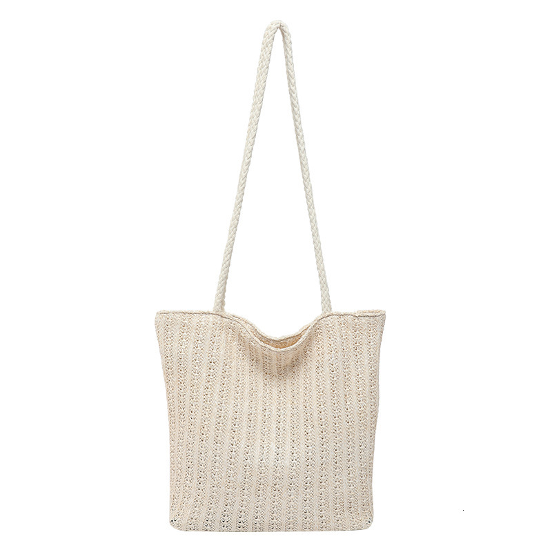 2025 Spring New Trendy Straw Single New Free Delivery Designer Luxury Bag Bag Shoulder Tote Small Fresh Artistic Woven Handheld Women's Bag Handb
