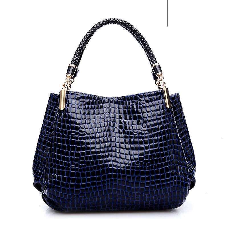 Ladies Hand Purse Fashion Shoulder Bolsa Sac Crocodile Famous Designer Brand Bags Women Leather Handbags