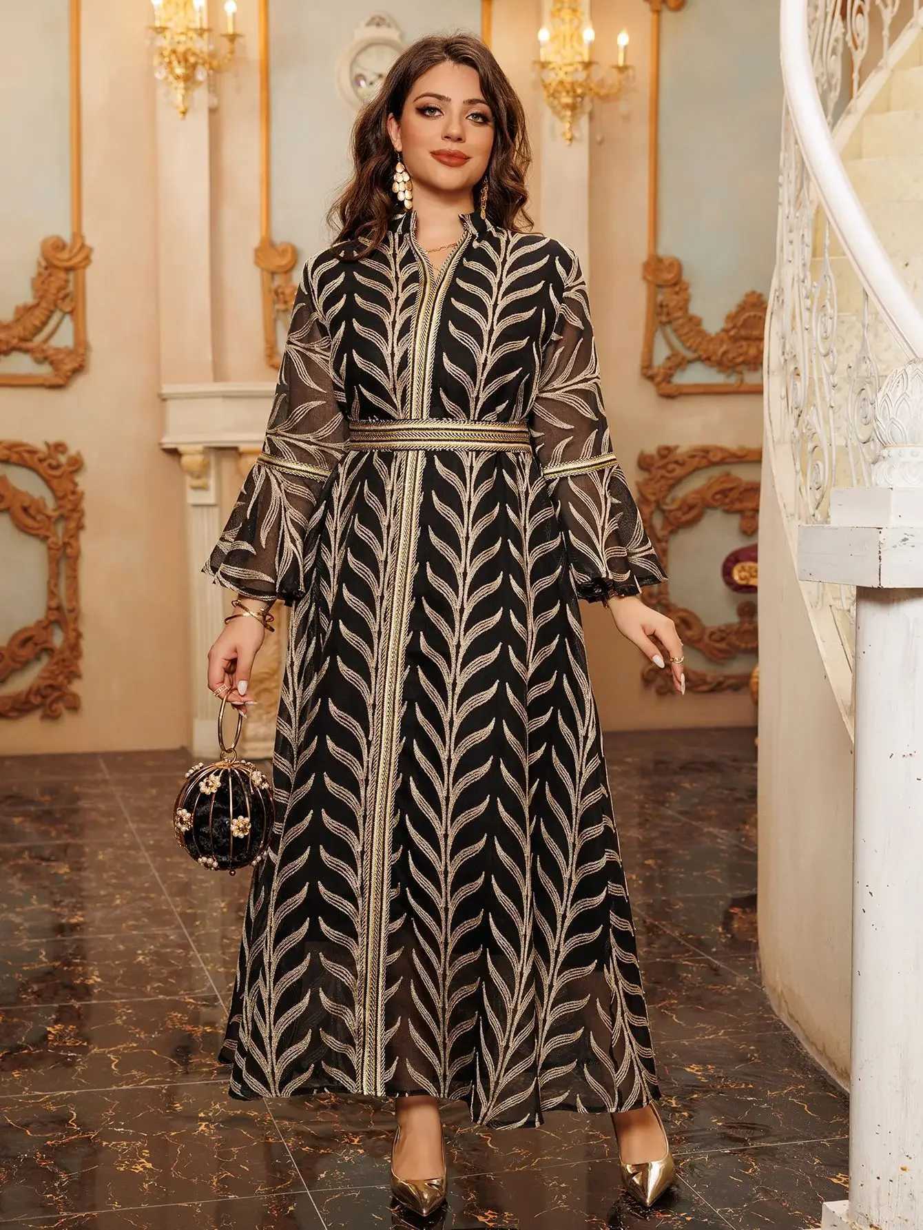 Eid Muslim Dress for Women Embroidery Islam Jalabiya Ramadan Djellaba Arab Robe Turkey Kaftan Dubai Abaya Caftan Marocain Femme X250514