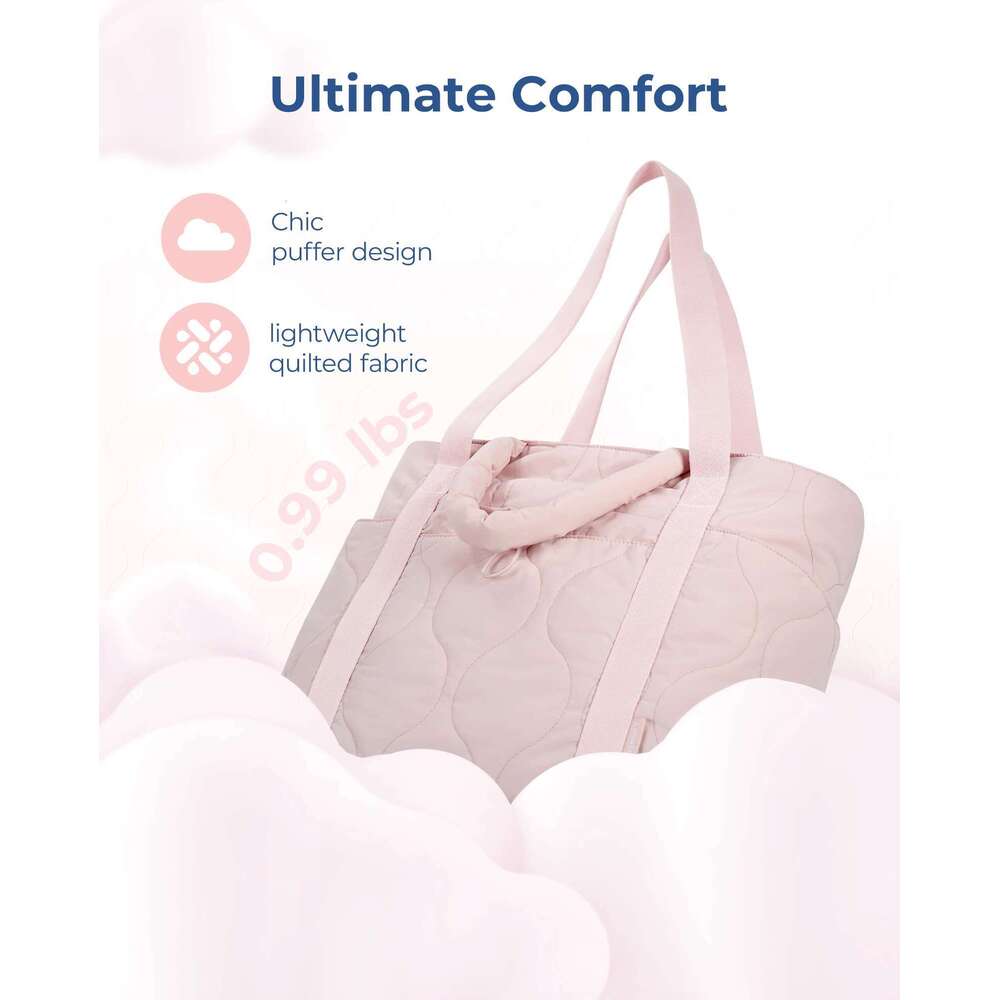 BAGSMART 2024 New Tote Women Shoulder Simple Large Capacity Sport Leisure Travel Mom Going Out Bag