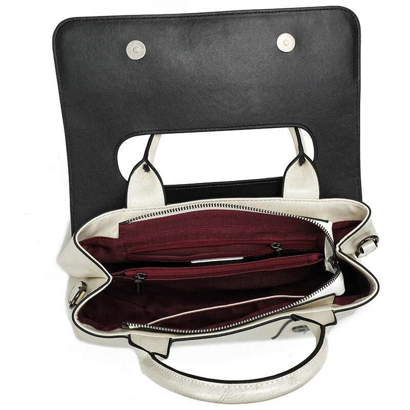 Genuine Leather Women's Handbags 2024 Fashion Lady Briefcase Large Capacity Crocodile Pattern Shoulder Crossbody Bags