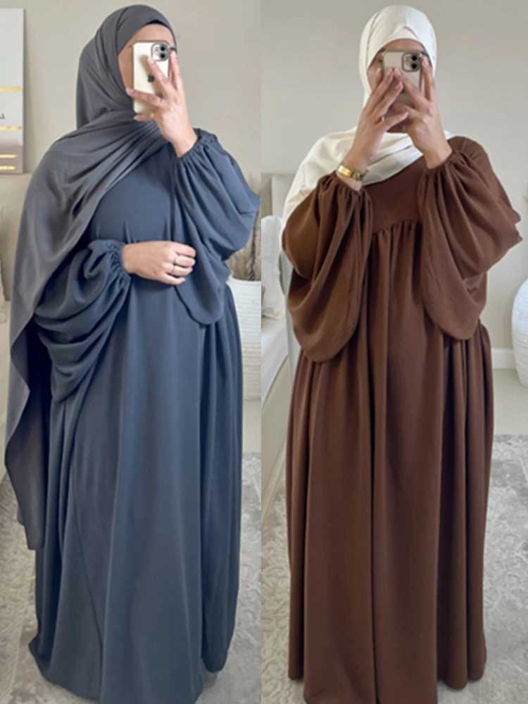 Eid Plain Modest Khimar Abaya Dubai 2024 Muslim Islam Arabic Palestine Abayas For Women Kaftan Dress Caftan Robe Femme Musulmane X250514