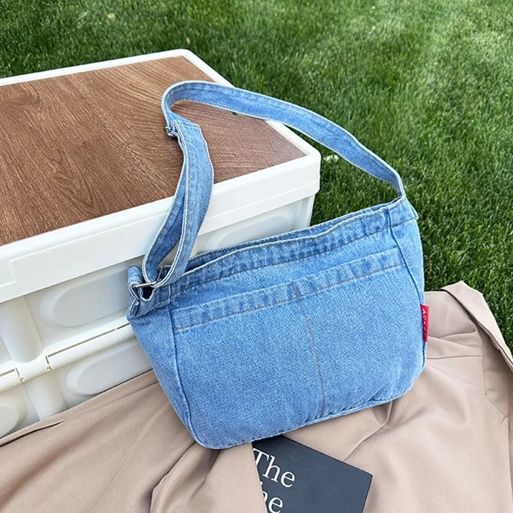 Casual Simplicity Large Shoulder Bags Women High Capacity Shopping bag Crossed Body Denim Bag Messenger Crossbody 250514