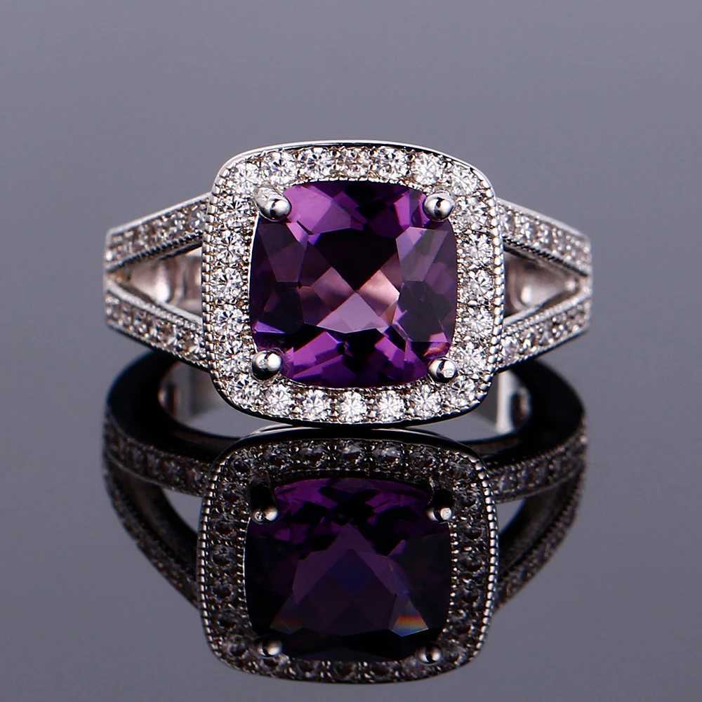 925 Silver Hot Sale Colorful Rings For Women Fashion Cubic Zirconia Ring Classic Wedding Party Daily Life Jewelry Gift WholesaleXJ250514