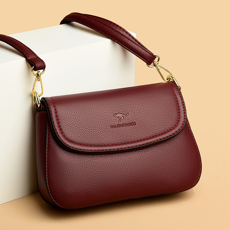 2025 New Free Delivery Designer's Women's New Fashionable Versatile Small Square Minimalist Middle Aged And Elderly Mom's Travel Crossb