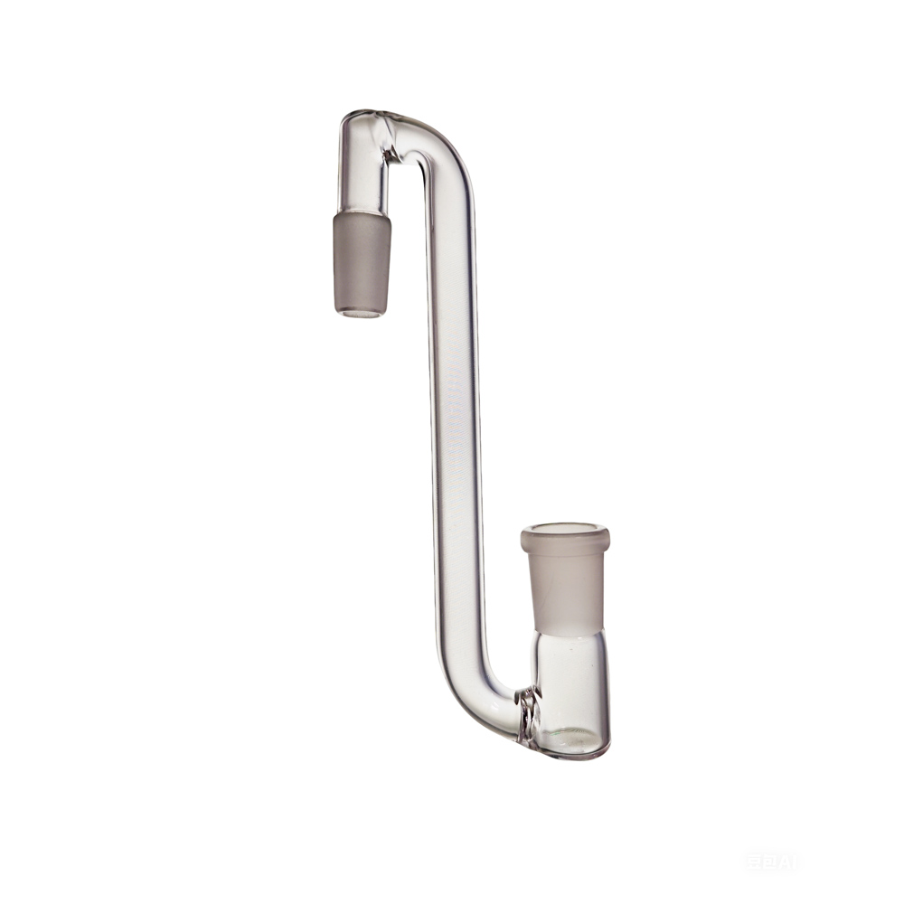 Hookahs Glass Dropdown Adapter For Bong Glass Water Pipes Dab Rigs 14mm Male to 14mm Female Large spacing Smoking Adapter