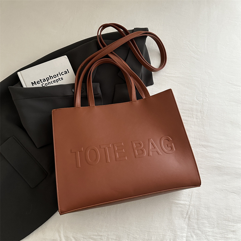 Free Delivery Designer Bag Korean Niche Fashion Tote For Women 2025 New Large Capacity Student Commuting Versatile Shoulder Luxury Bag
