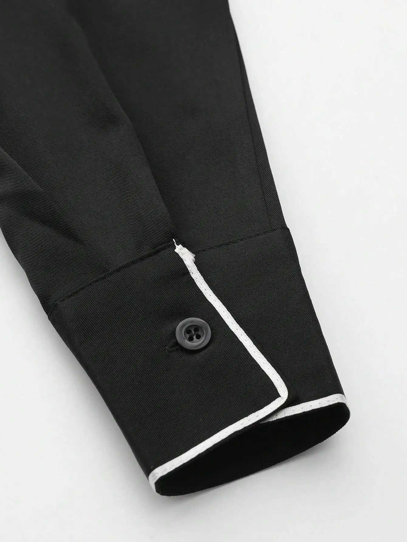 New Muslim Ethnic Mens Robe Black Luxury Embroidered Mens Casual Worship Loose Robe Inner Collar Long Sleeve Robe X250514