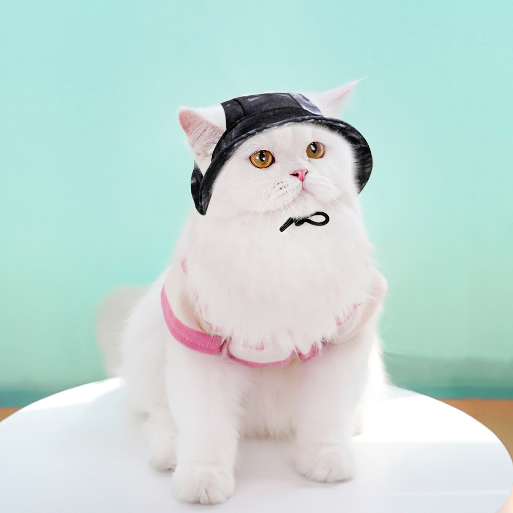 Cute Adjustable Baseball Hat for Dogs - UV Protection Sports Visor Cap with Ventilation