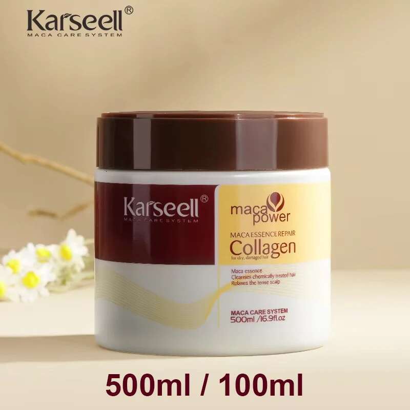 Karseell Collagen Treatment Deep Repair Conditioning Argan Oil Mask Essence For Dry Damaged Hair 100Ml/500Ml