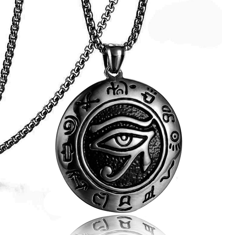 Fashionable outfit, hip-hop style, unisex, personalized, cool, round necklace, collarbone chain