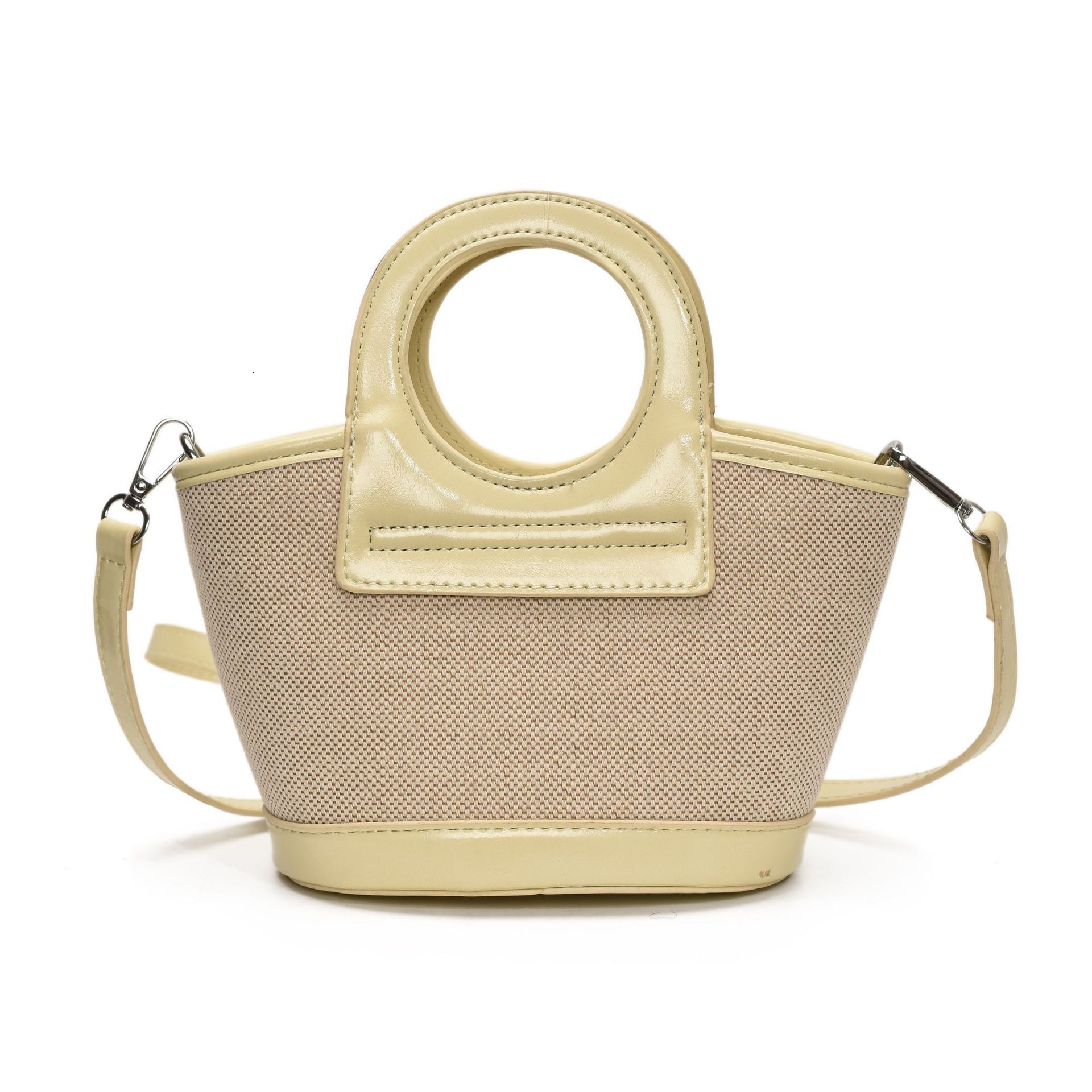 New bag, Korean fashion niche female handheld vegetable basket designer, 2025 new multifunctional commuting shoulder bag, small fresh crossbody bag