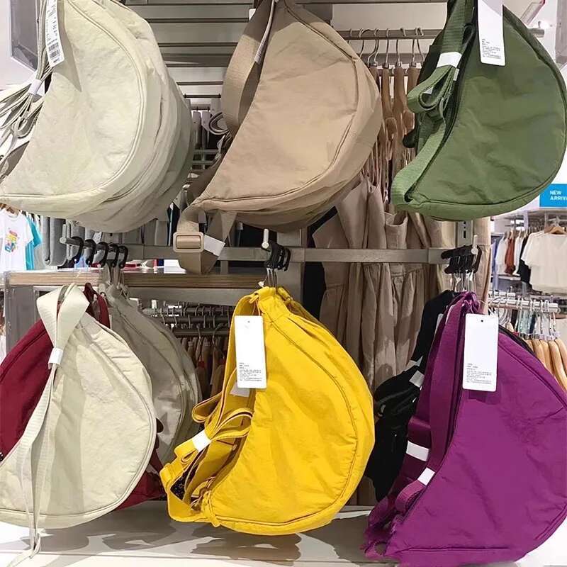 Satchel dumpling shoulder lightweight adjustable men's and women's tide underarm bag