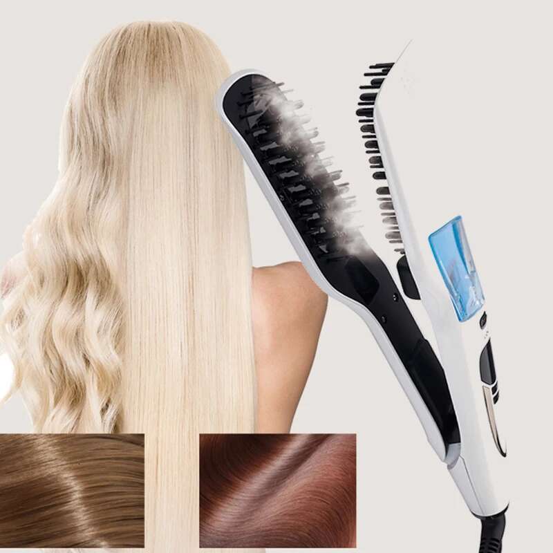 Steam Spray Electric 65W Splint Perm Dual Use Of Dry And Wet Fast Styler Hair Straightener