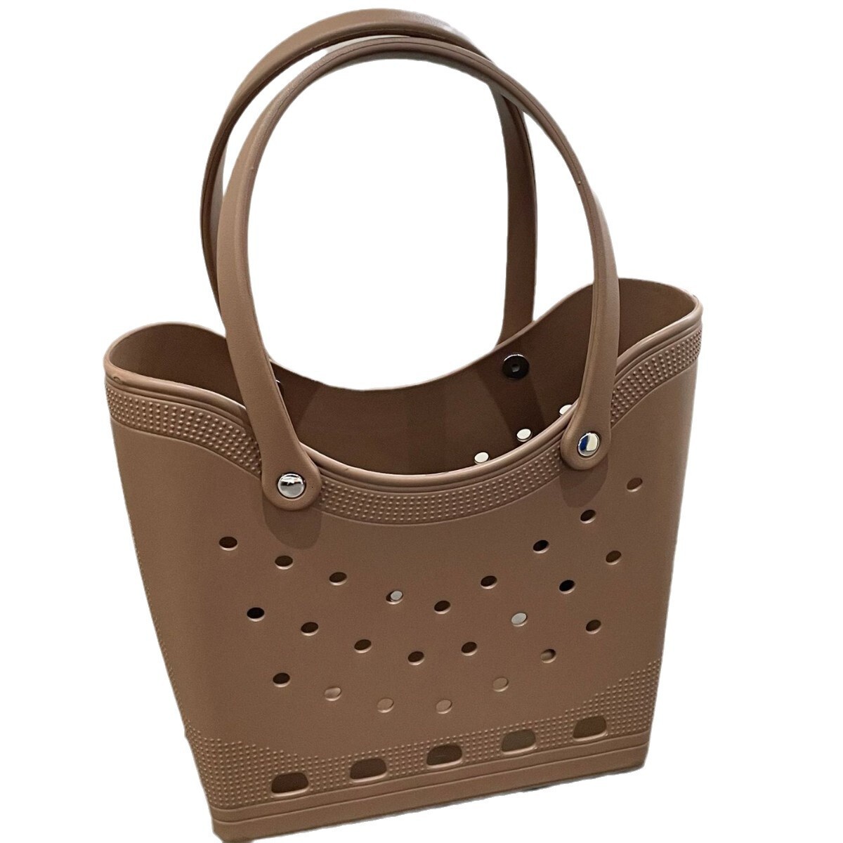 EVA Cave 2025 New Fashionable Seaside Waterproof Beach Outdoor Large Capacity Tote Bag Single Shoulder