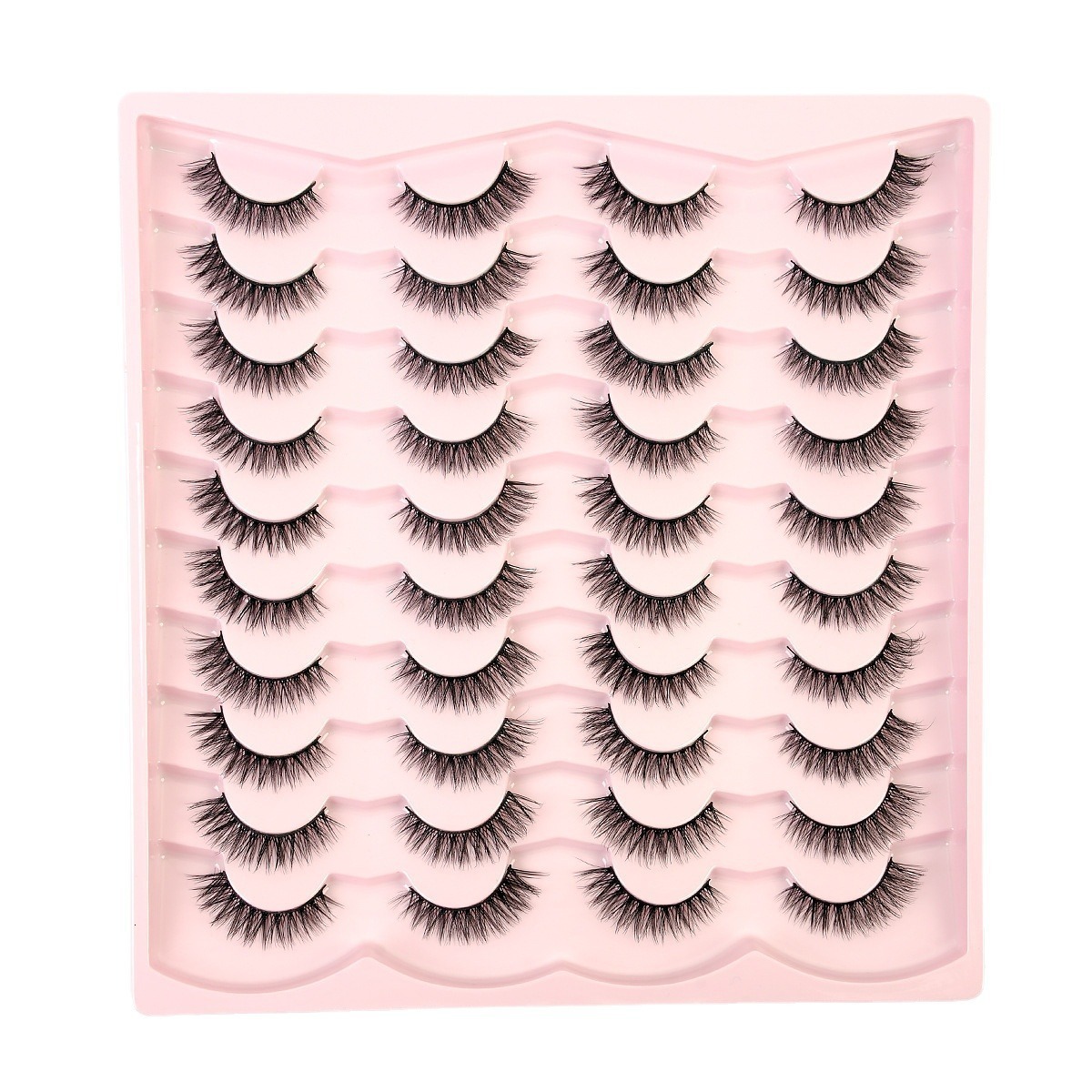 YSDO Half Eye Lashes 31020 Pairs False Eyelashes Natural Faux Mink Lashes Cat Eye Lashes Sets Wing Eyelash Extension Tools 240929