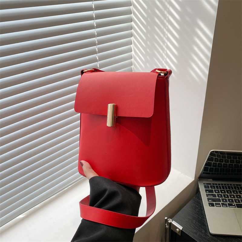 Texture Luxury Bag Single Shoulder 2025 Spring New Fashion Crossbody Commuting New Free Delivery Designer Bag Simple Women's Small Bag