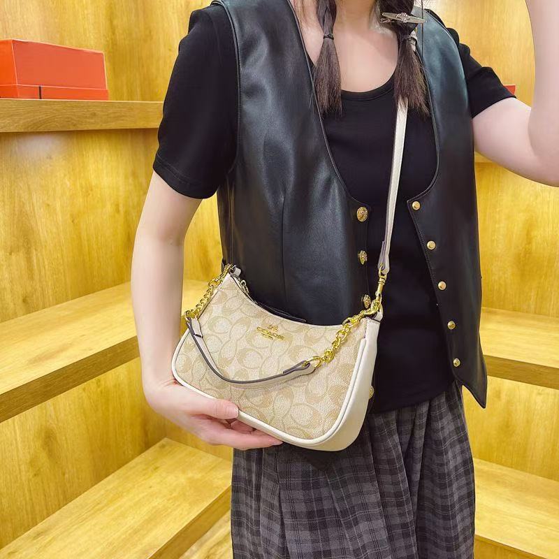 2025 New Designer Bag Luxury Leather Crossbody/Shoulder/Underarm Bag - Ladies Fashion Printed Chain Purse with Zipper