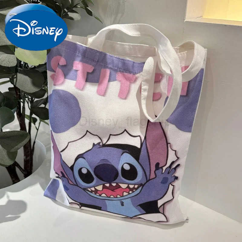 Disney Stitch Bag Crossbody Bag STITCH Cartoon Peripheral Cute Canvas Bag Shoulder Bag Lilo and Baby Same StyleXJ250515