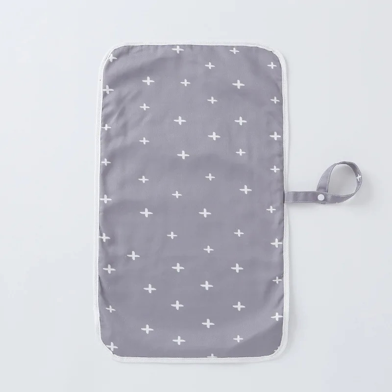 HappyFlute 35*60CM Washable Baby Diaper Changing Mat Soft 100%Polyester Portable Changing Pad Waterproof Cover Mattress For Baby 250515