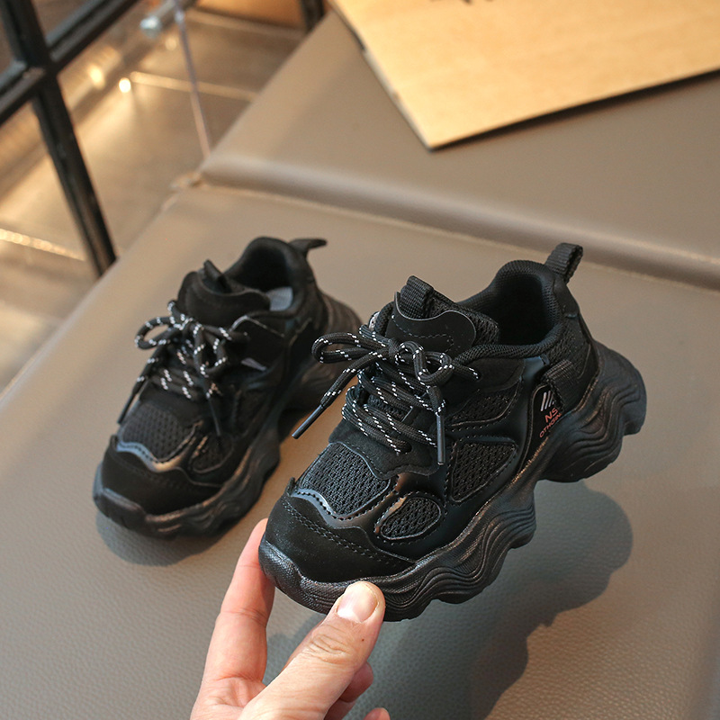 Children Sports Shoes Kids Sneakers Toddlers Boys Girls Casual Shoes Kidsnest Mesh Breathable Fashion School Running Shoes New Soft Sizes 5.5C-12.5C K