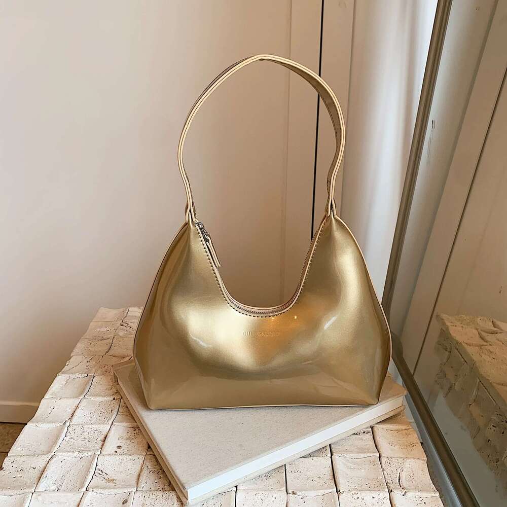 2025 New Patent Leather Shoulder Bag Fashion-Forward Design, Ideal For Shopping Dating Outings, Trendy And Elegant Accessory