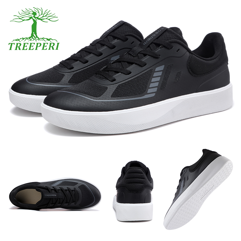 Free Shipping Mens Trainers Womens Running Shoes Designer TREEPERI T95 Flat Sneakers Sail Triple White Black Men Women Low Outdoor Shoe Runner Fashion