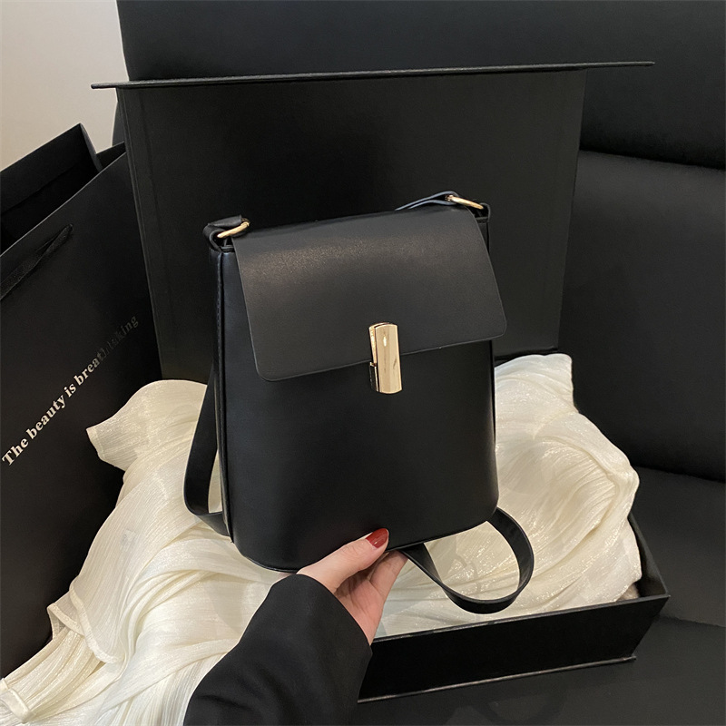 Texture Luxury Bag Single Shoulder 2025 Spring New Fashion Crossbody Commuting New Free Delivery Designer Bag Simple Women's Small Bag