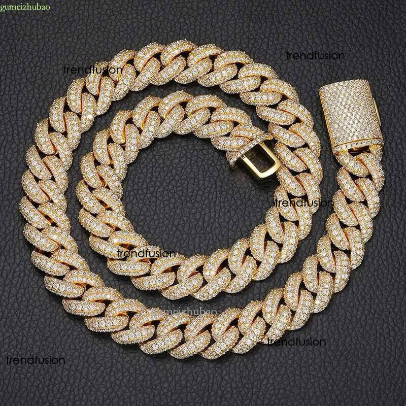designer jewelry moissanite Pendant Necklaces Jewelry Hip Hop Rose Gold Custom Made Name Clasp Miami VVS Moissanite Dia cuban k iced out chain