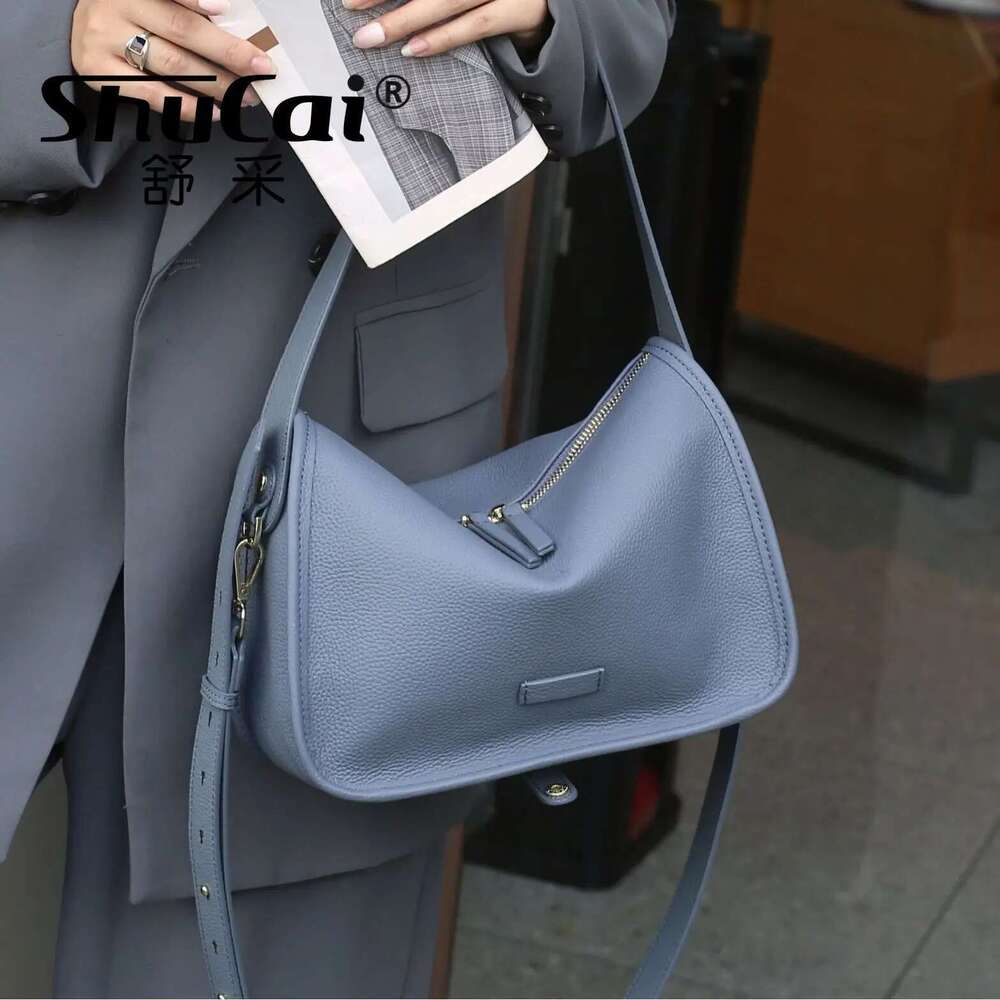Genuine Ladies Pillow Fashion Large Capacity Single Shoulder Crossbody Soft Leather Designer Bag Handbags