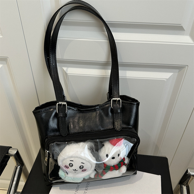 100 Sweet Shoulder Bag Spring And Summer New Large Capacity Tomorrow New Free Delivery Designer Bag Collision Tote With Luxury Bag 2025 Transparent Se