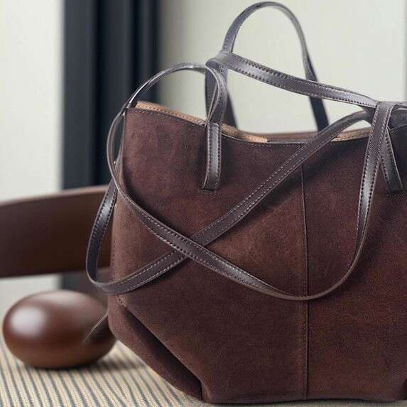Women's Bags Designer Suede Wing Cyme Handbag, Tote Bag, Large Capacity