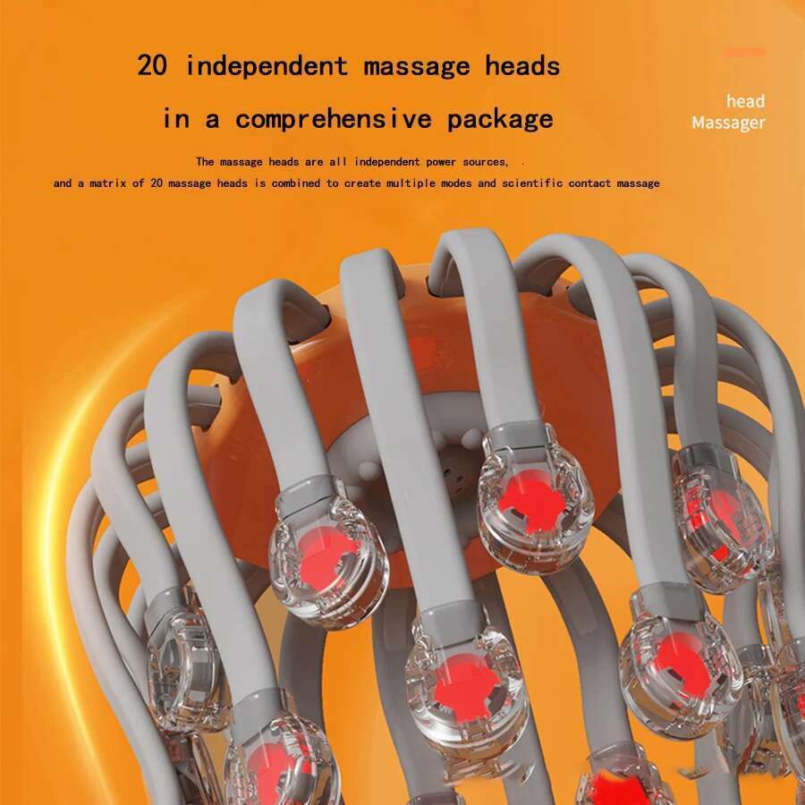 New Upgraded Smart Tms Vibration Relax Scalp Massage hine Relieves Fatigue Head Massager