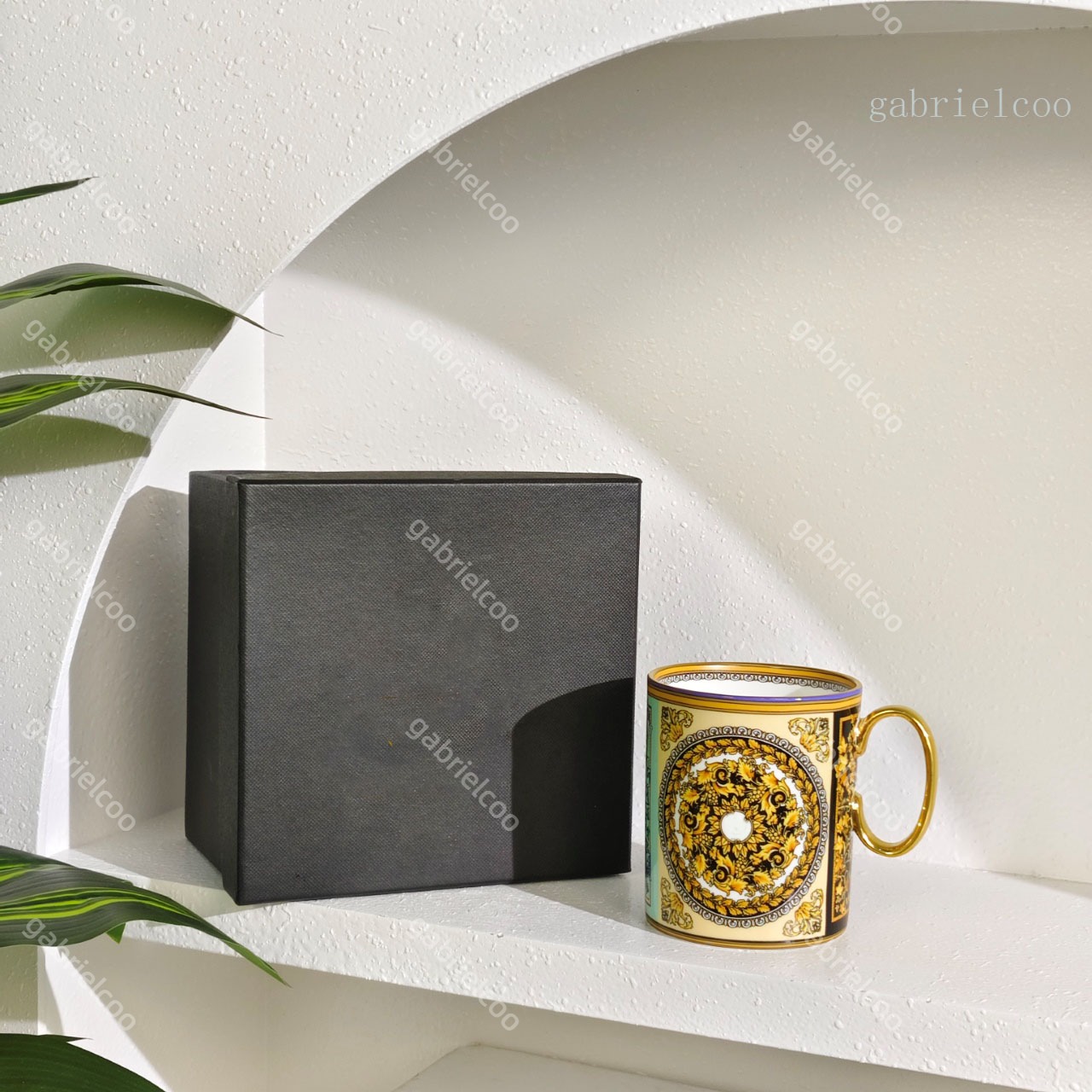 Bone China Coffee Mug Cup Luxury Mug Office Mug Household Ceramic Milk