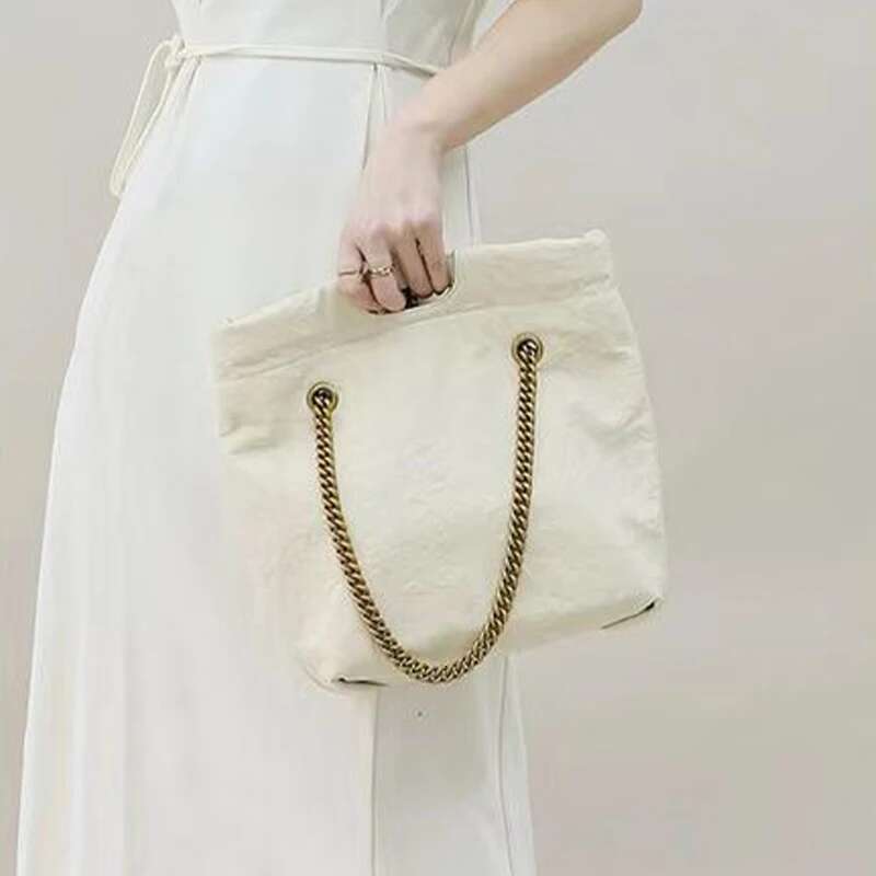 Lazy Style Casual Versatile Chain Shoulder Large Capacity Tote Bag