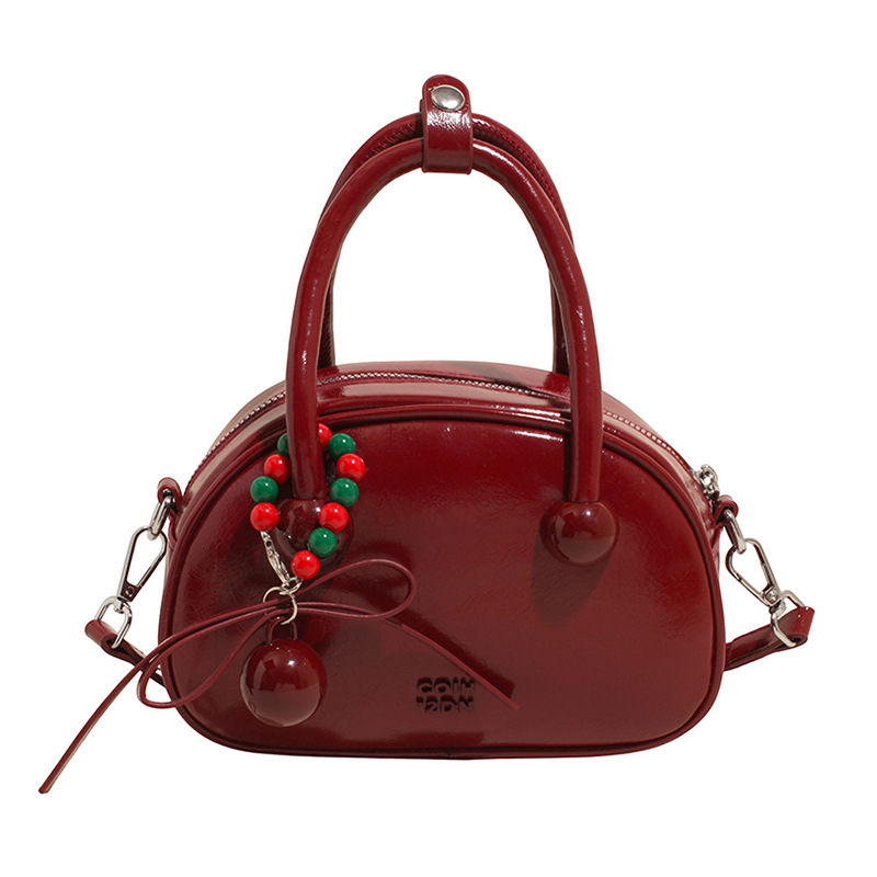 High end fashion versatile hand-held pillow for women 2025 new style exquisite and simple solid color single shoulder crossbody bag