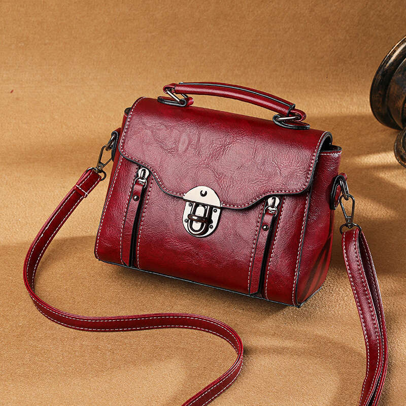 Direct supply crossbody women's retro hand-held shoulder fashionable small square bag 2025 temperament versatile new trend ins