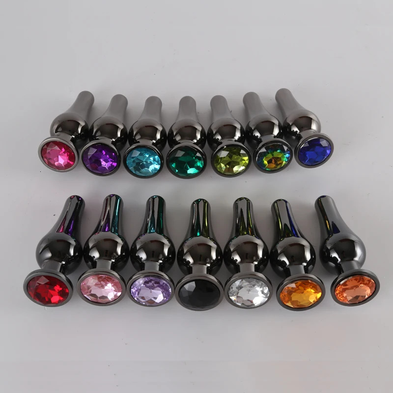 Gun Color Stainless Steel Anal Plug Dildo Sex Toys Products 3 Sizes Butt Plug For Women Sex Adult Game Prostate Massager 250515