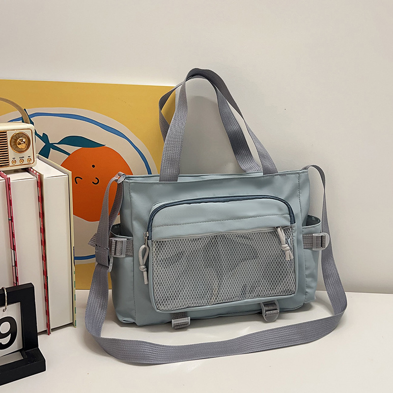Free Delivery Designer Bag 2025 Large Capacity Leisure Multi Functional Tutoring For Supplementary Learning Single Shoulder Handheld Lightweight Tote 