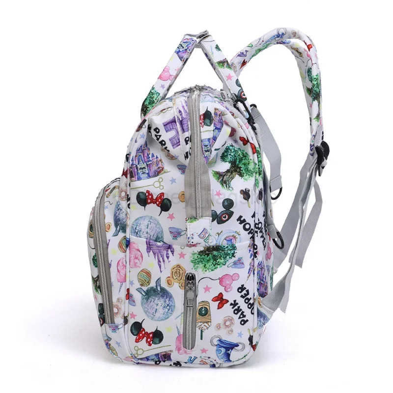 Disney New Backpack Simple and Fashionable Outing Mother and Baby Bag Casual Large-capacity Trendy and Fashionable Mommy BagXJ250515