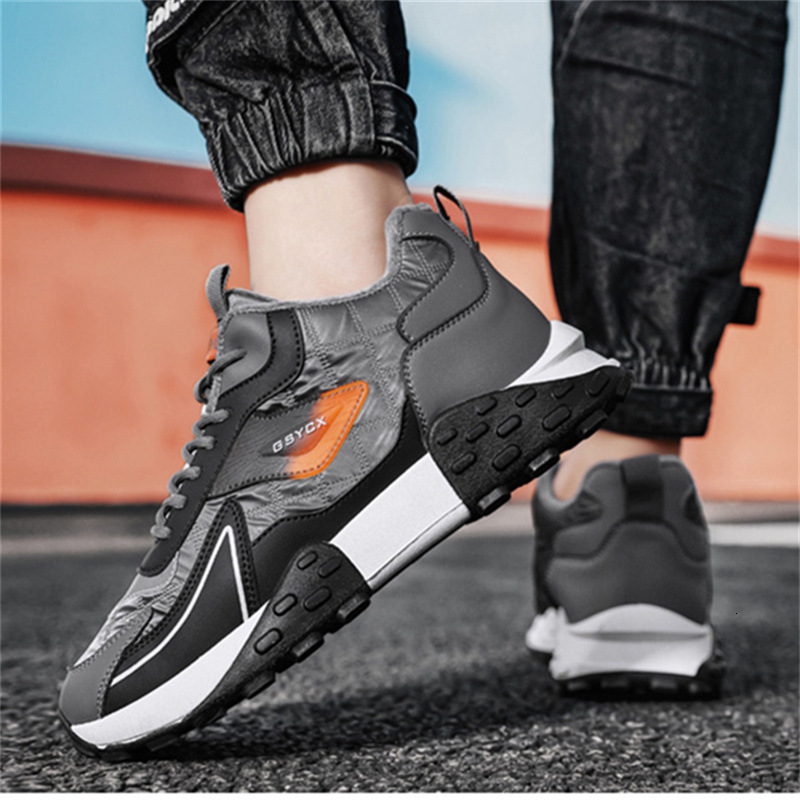 Men's 2025 spring new sports and leisure thick soled dad fashionable height increasing versatile trendy men's shoes