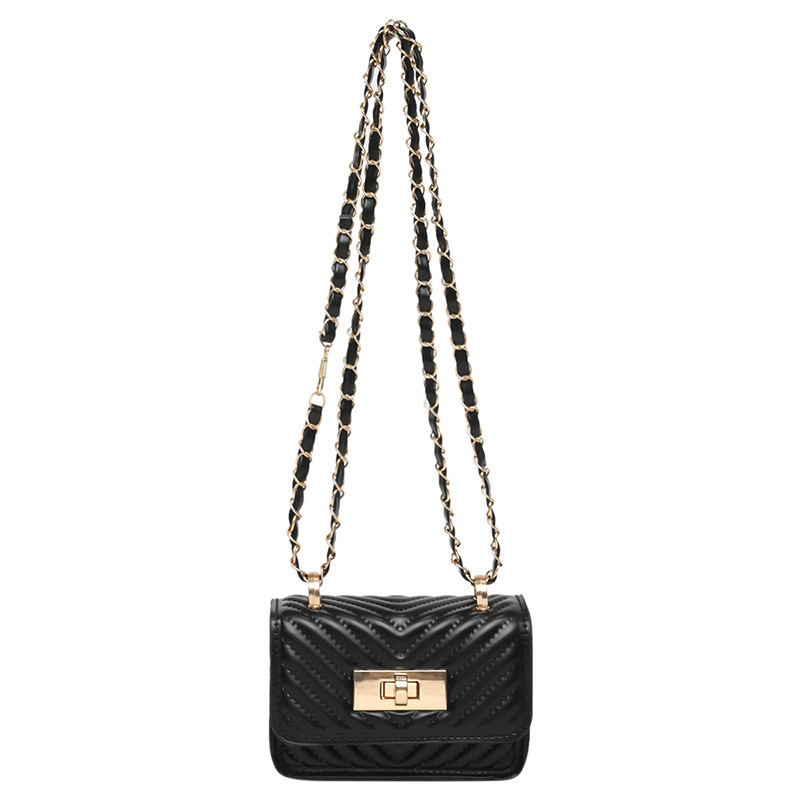 Ling Grid Chain Women's Spring Summer 2025 New Style Fashionable And Highend Ins Luxury Bag New Free Delivery Designer Bag Crossbody Versatile Mi