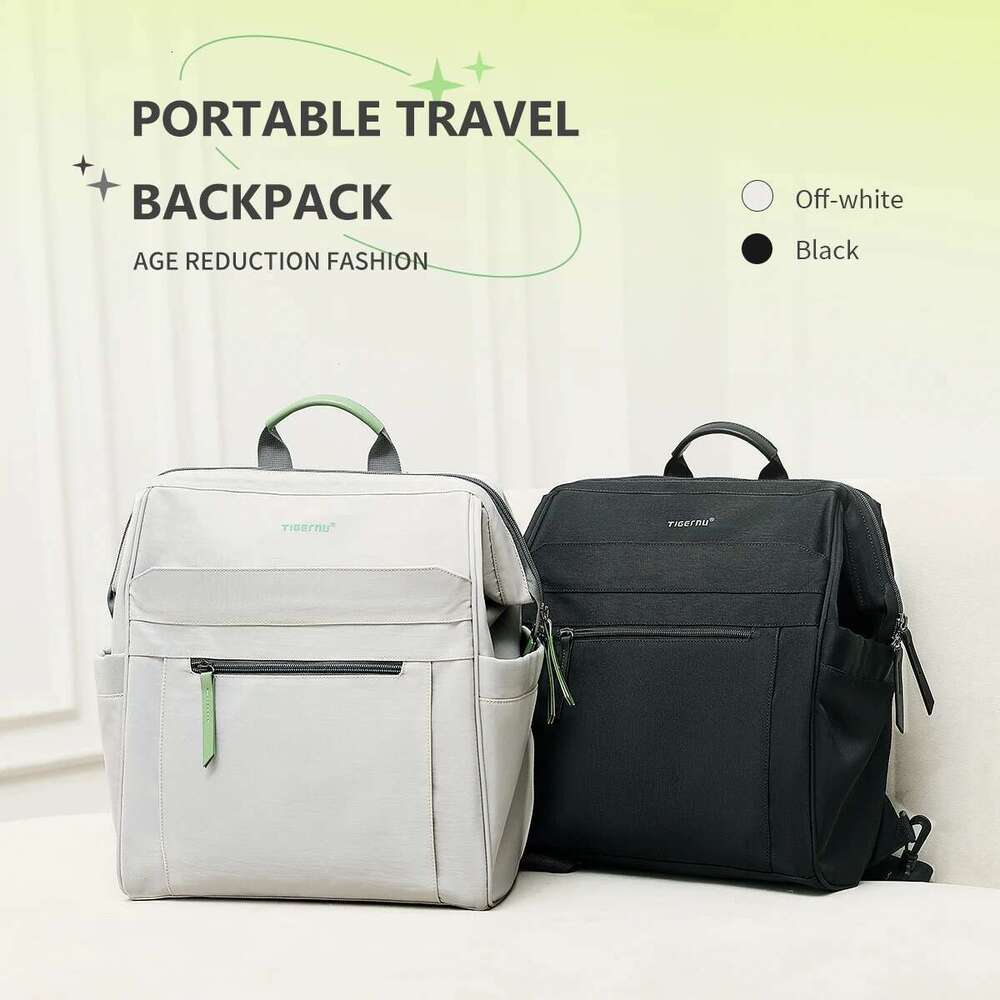 Tigernu Girls Large Capacity Shockproof Laptop Women Multifunctional Practical Backpack Outdoor Travel Bag Female Mochila