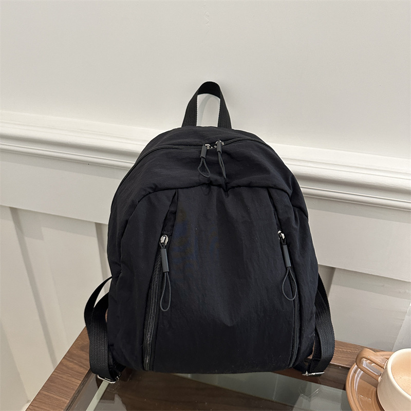 Free Delivery Designer Bag Fashionable And Versatile Backpack Women In The Spring Of 2025 Soft Girl For School Students High Looks Lazy Style Backpack